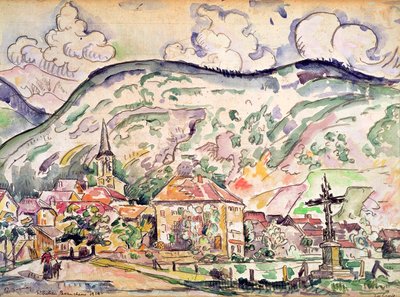 Saint-Julien-Beauchâne by Paul Signac